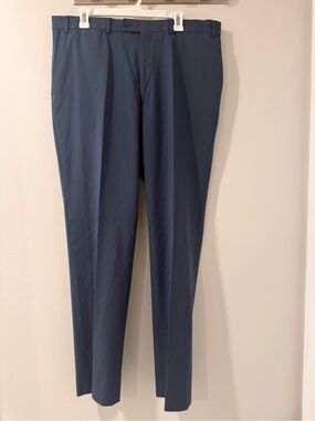 Hart Schaffner Marx Men's Dark Blue Dress Pants